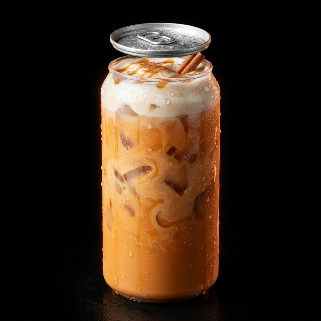 Pumpkin Cloud — Coffee with pumpkin spice, vanilla & brown sugar cinnamon, a vanilla cold foam, a caramel drizzle and a ground cinnamon topper.